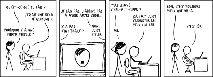 Avertissement : Je n'ai pas essayé la beta pour de vrai. On m'a dit que c'était plutôt bien, et pas si hitléreux que ça.